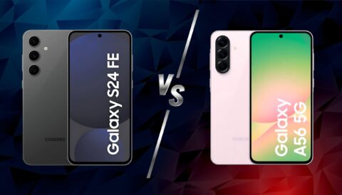 تصویری از مقایسه گلکسی A56 و S24 FE سامسونگ