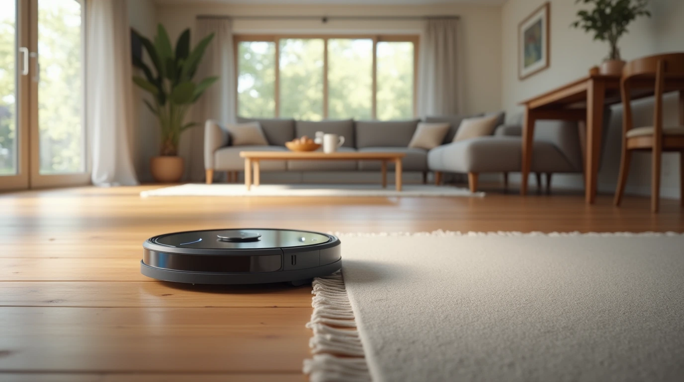جاروبرقی رباتیک داخل خانه