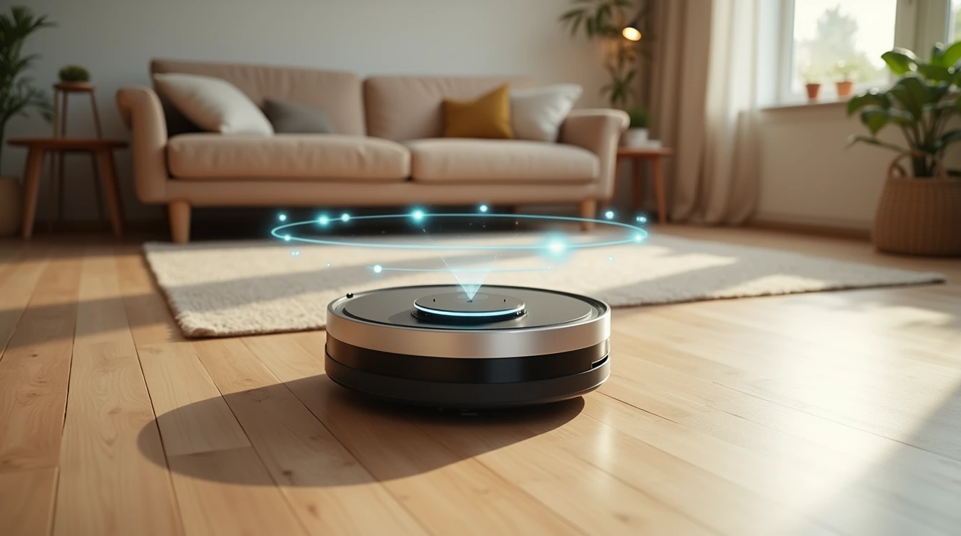جاروبرقی رباتیک هوشمند در خانه