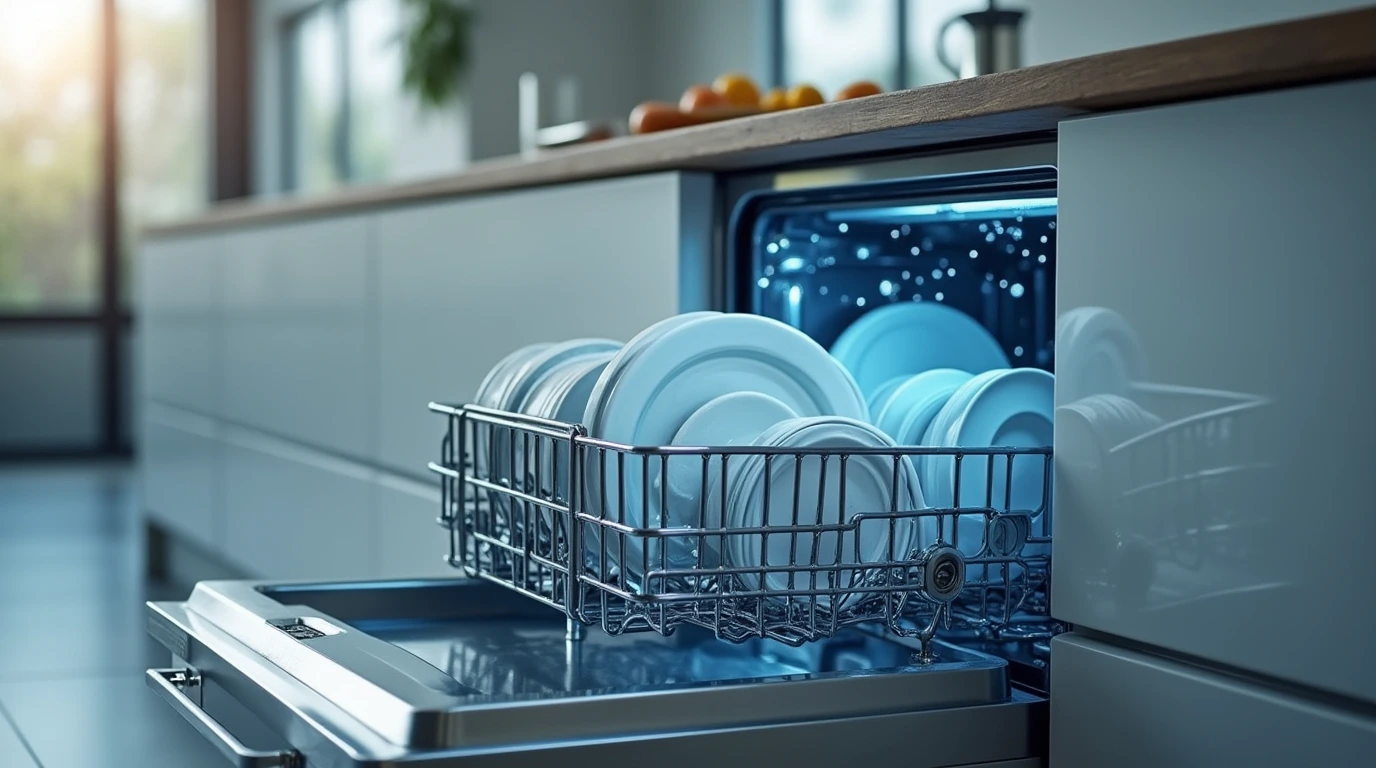 تصویری از مزایای ماشین ظرفشویی