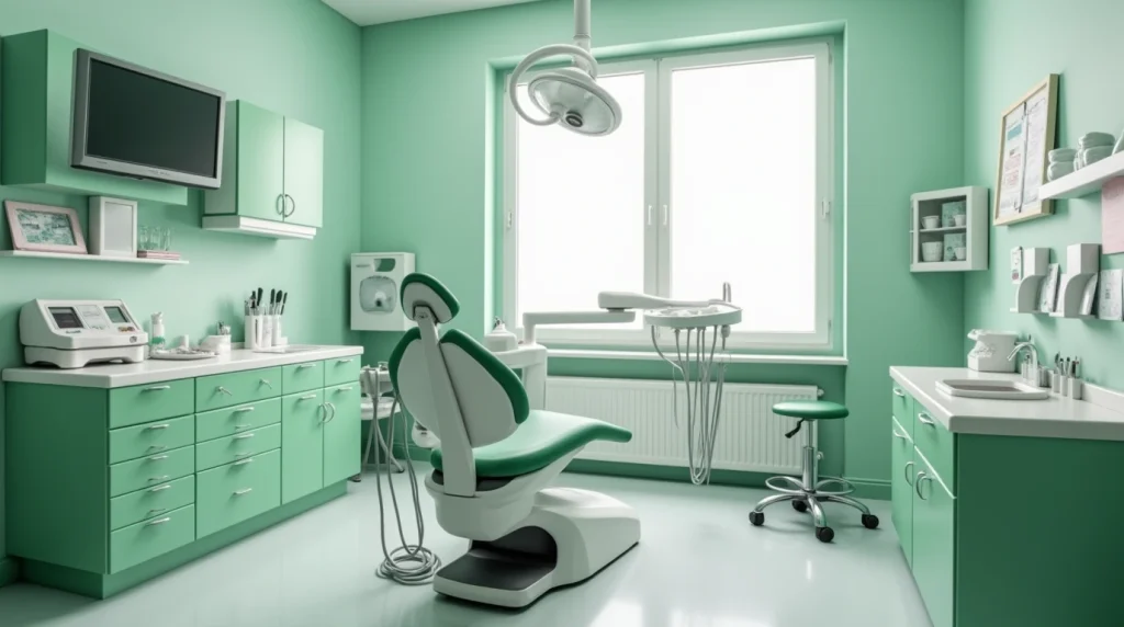 تصویری از تجهیزات دندان‌پزشکی