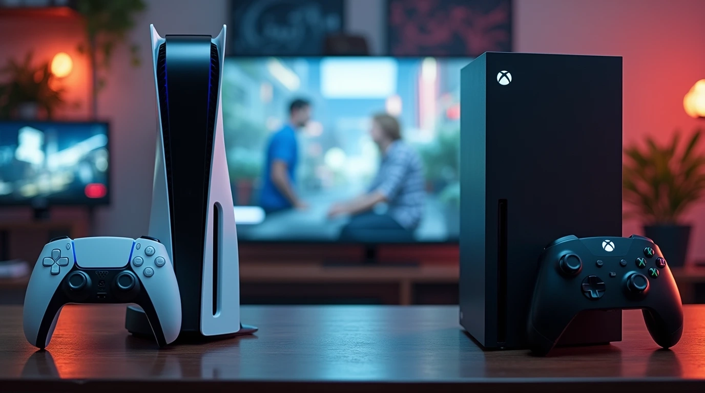 تصویری از کنسول بازی ایکس باکس سری ایکس و پلی استیشن5