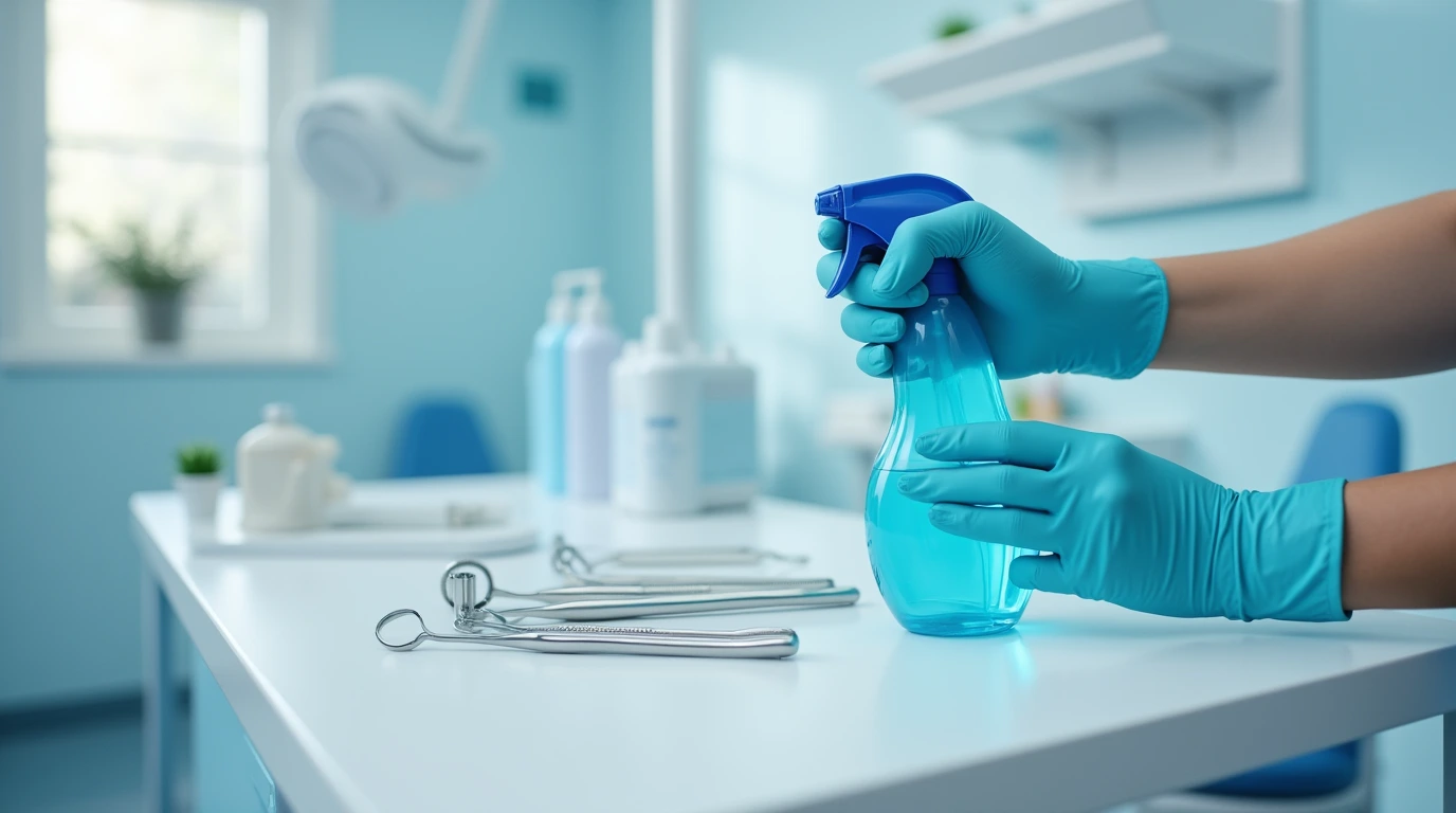 تصویری از استریل کردن تجهیزات دندانپزشکی