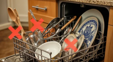 9 ظروفی که نباید در ماشین ظرفشویی قرار دهید!