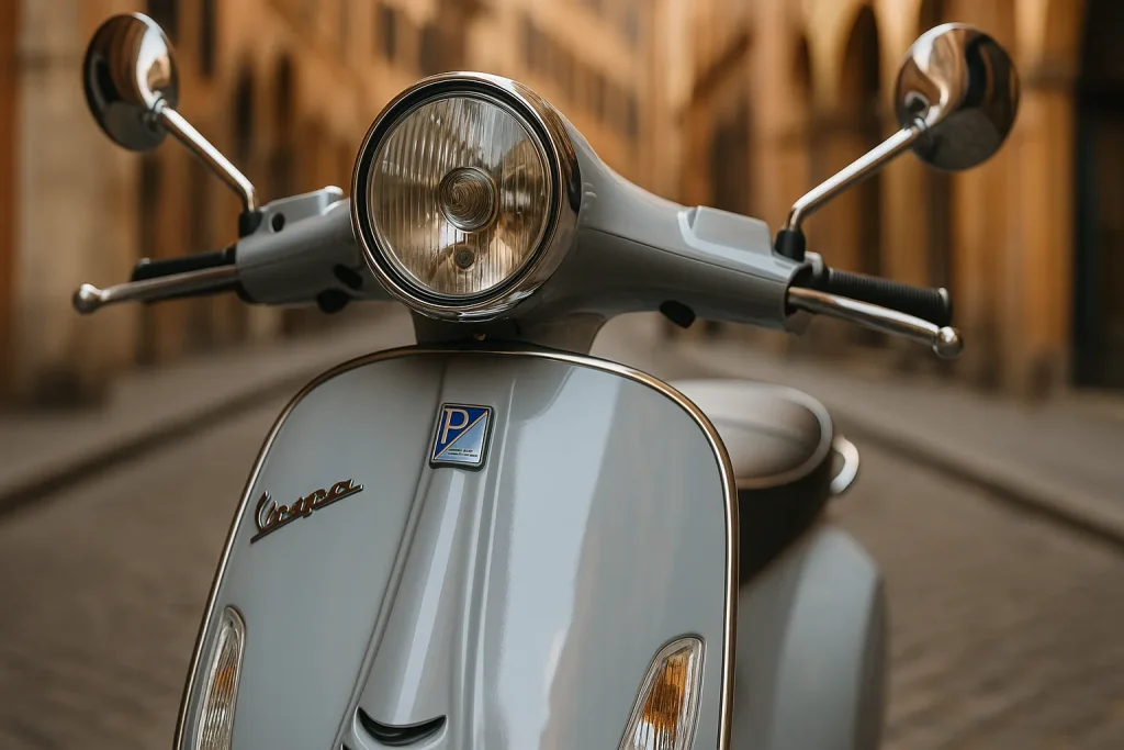 تصویری از موتور سیکلت وسپا