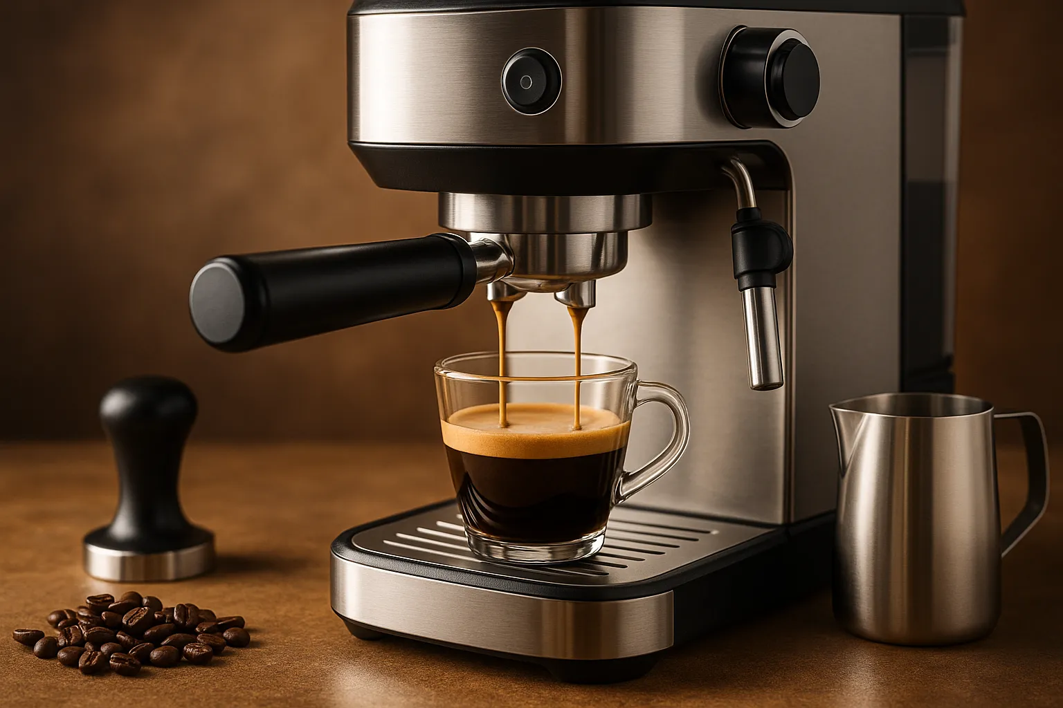 تصویری از اسپرسو سازهای اتوماتیک و نیمه‌اتوماتیک