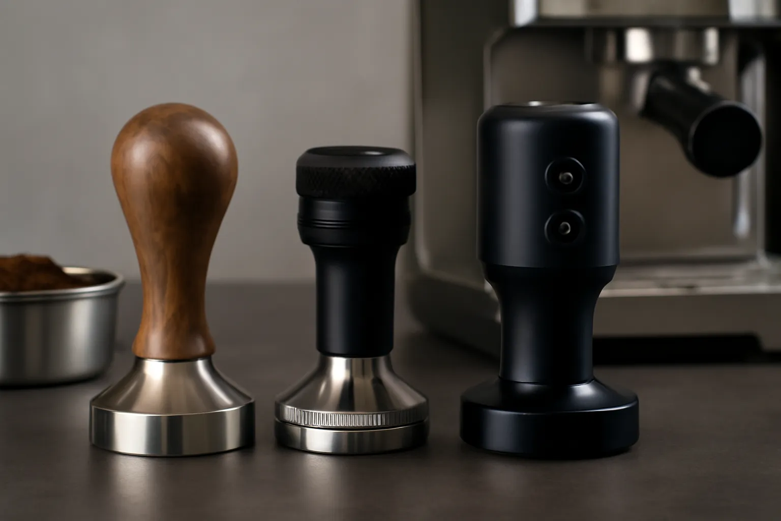 تصویری از انواع تمپر قهوه