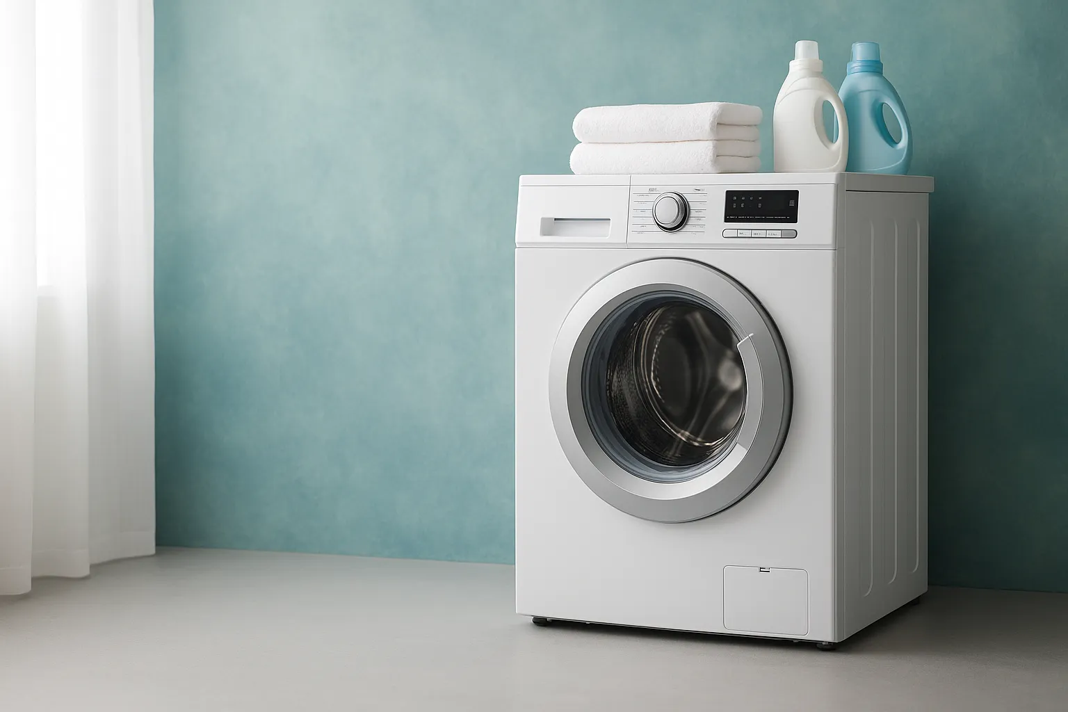 تصویری از ماشین لباسشویی