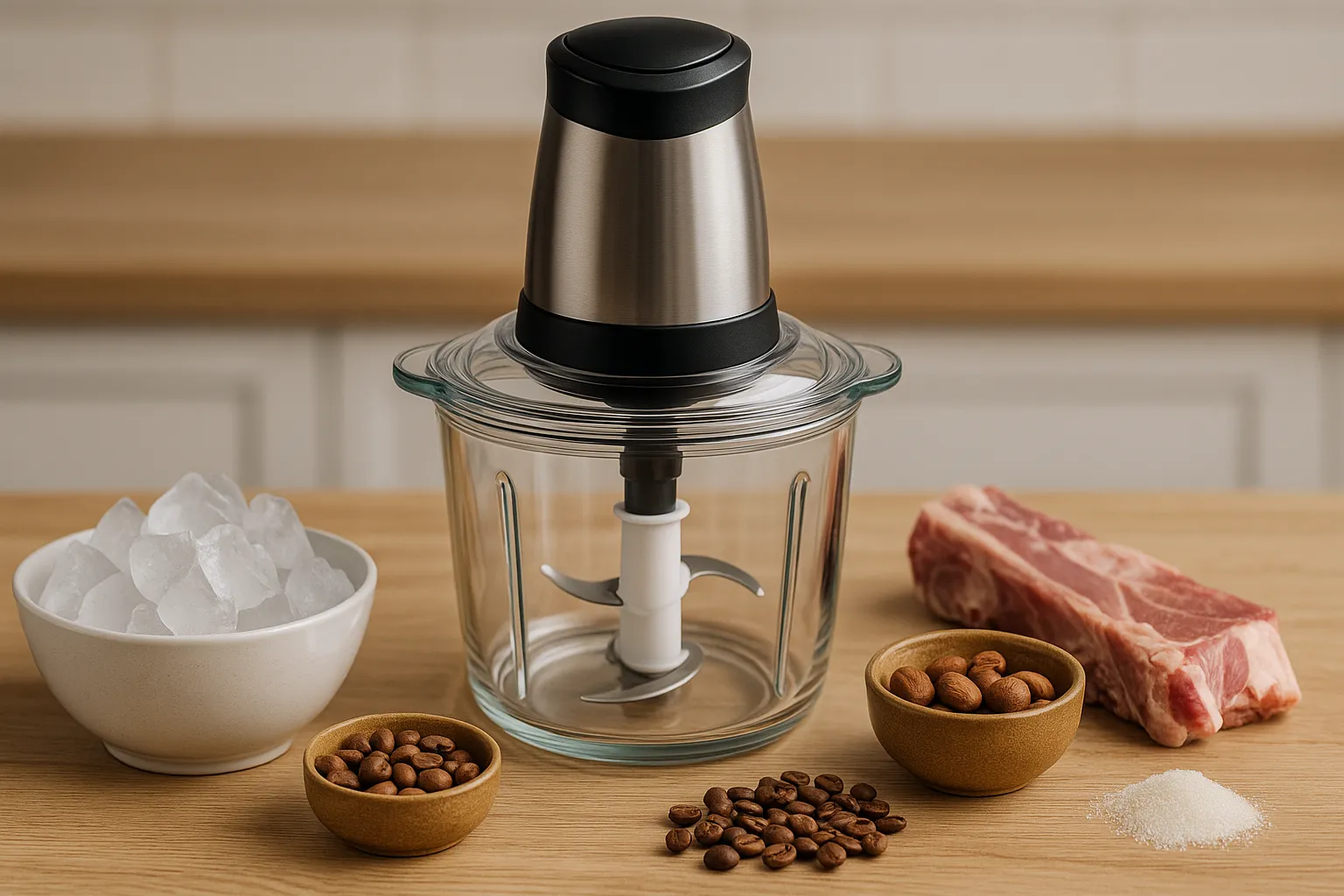 تصویری از مواد نامناسب برای خردکن