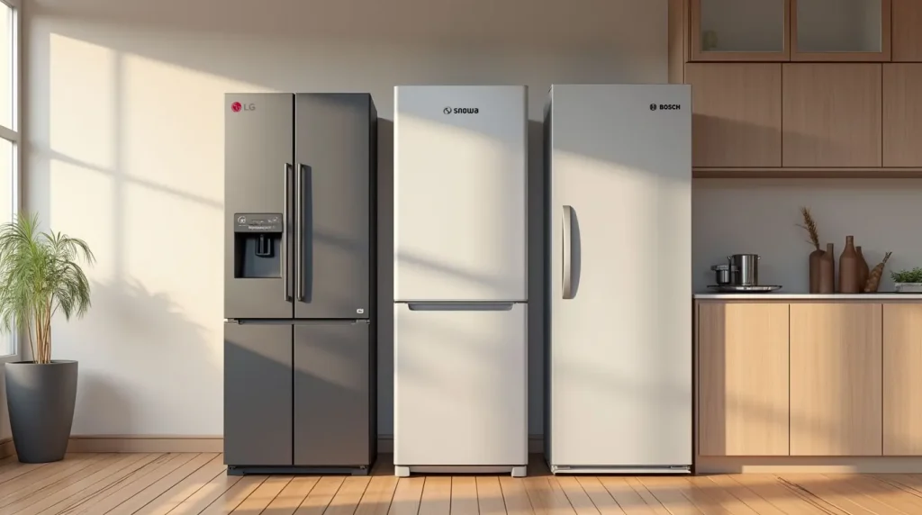 تصویری از بهترین برندهای یخچال فریزر