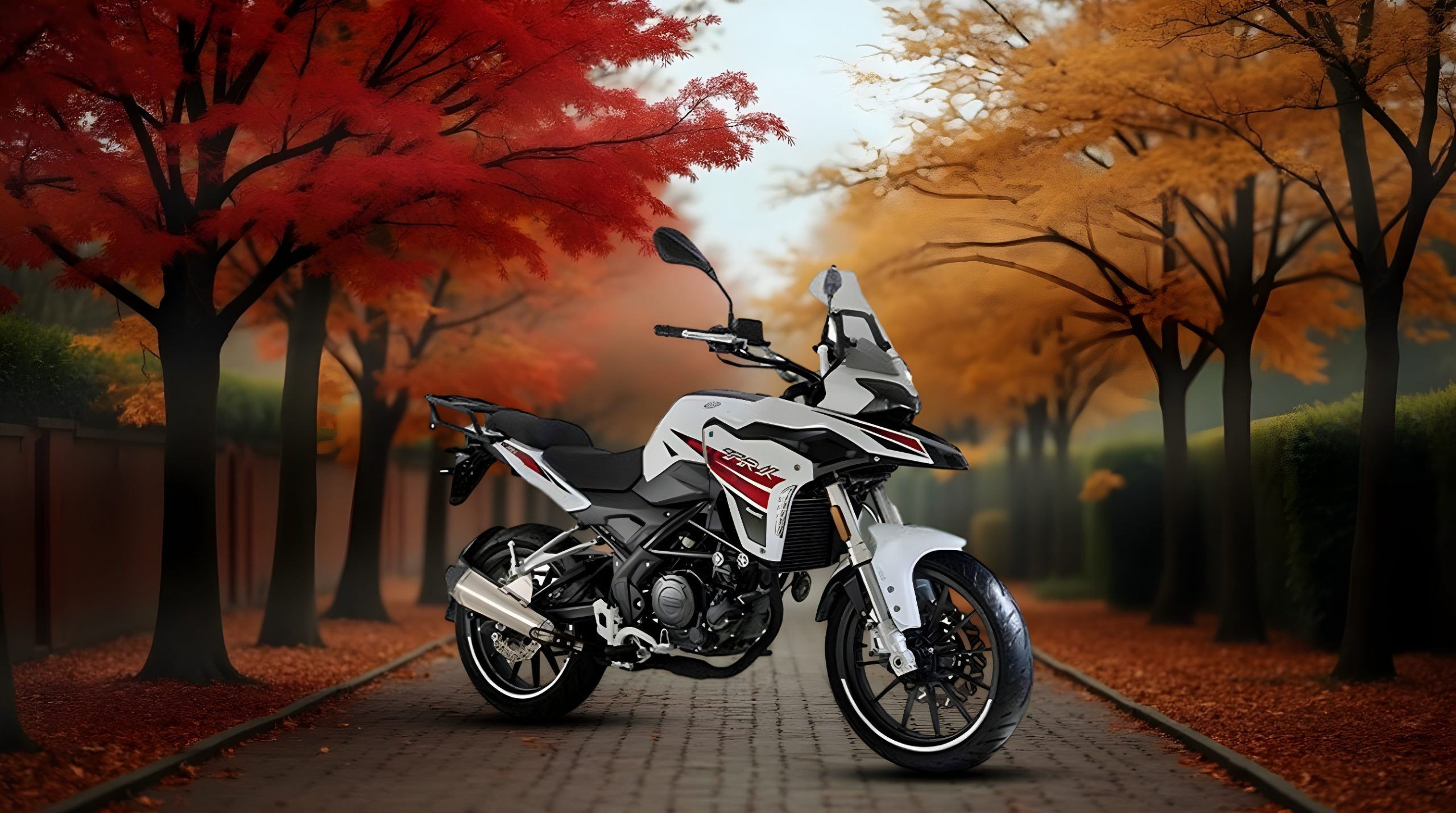 موتور سیکلت بنلی در خیابان