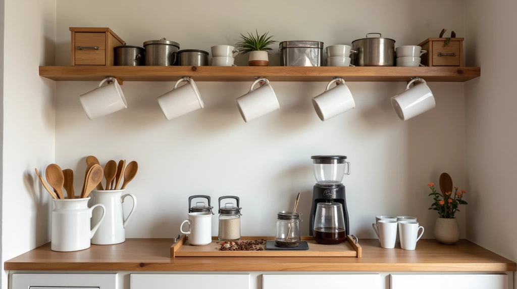 ایده‌های جذاب چیدمان کنار قهوه‌ ساز و اسپرسو‌ ساز