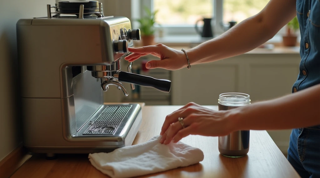 تمیز کردن اسپرسو ساز