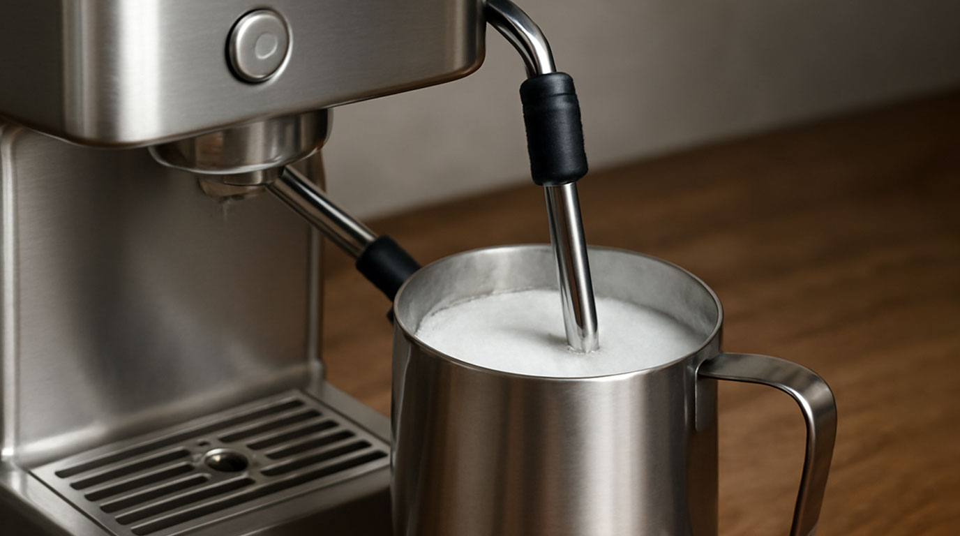 سیستم فوم شیر در اسپرسوساز