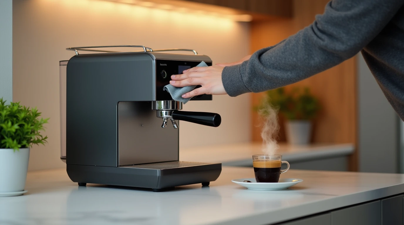 مراحل تمیزکاری اسپرسو ساز