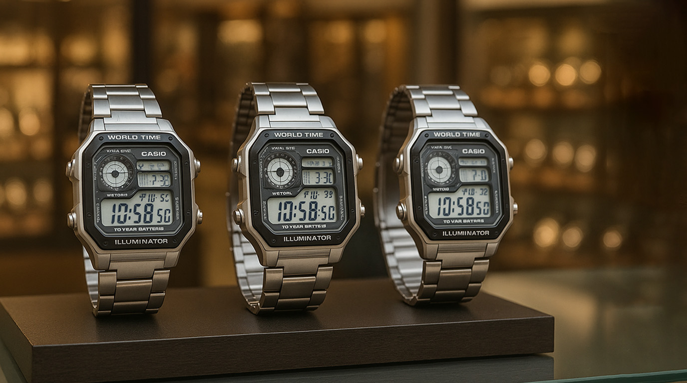 تنظیم ساعت کاسیو AE-1200WHD