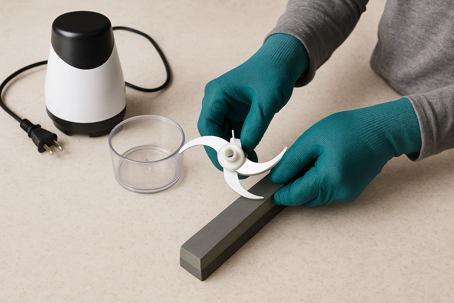 تیز کردن خردکن