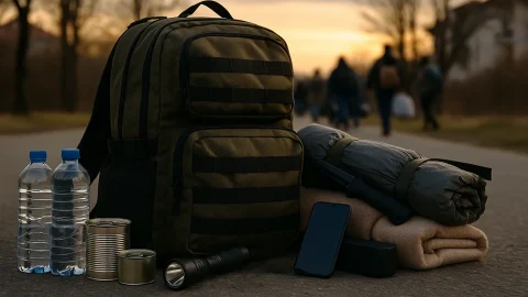 تصویری از وسایل مهم و ضروری که باید در مواقع جنگ همراه داشته باشیم