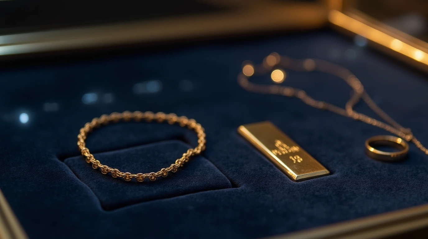 تصویری از طلاهای کم اجرت ترین