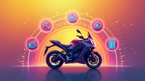 تصویری از اشتباه رایج که باعث کاهش عمر موتور سیکلت میشود!