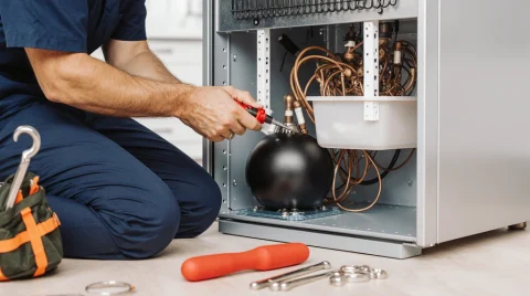 تصویری از علت اتومات نکردن یخچال فریزر