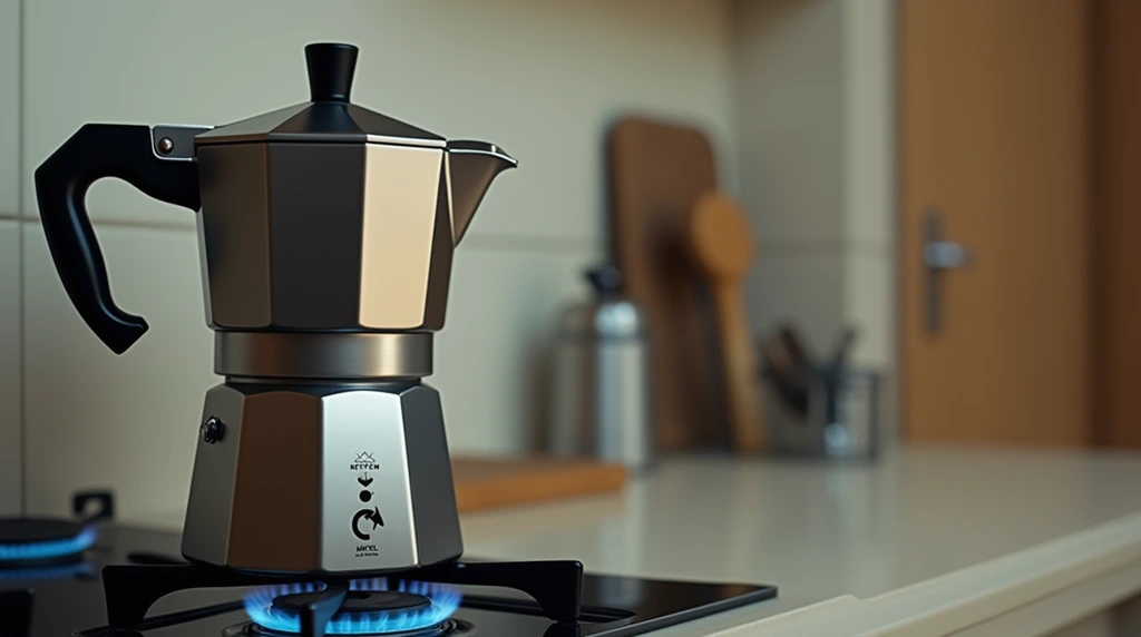 تصویری از علت بالا نیامدن قهوه در موکاپات