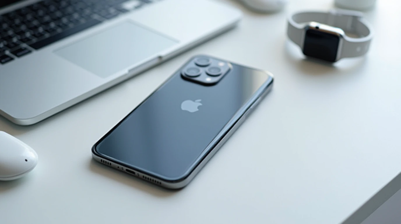 تصویری از گوشی آیفون