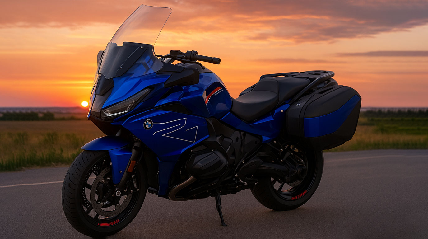 موتور سیکلت bmw r1300rt در سفر جاده ای