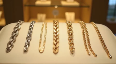تصویری از زنجیر طلا زنانه