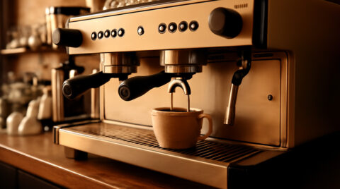 تصویری از دستگاه قهوه ساز صنعتی