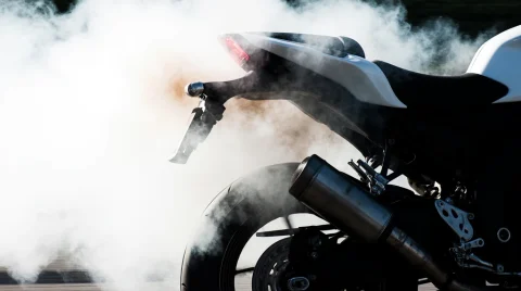 سوختن شمع موتور سیکلت