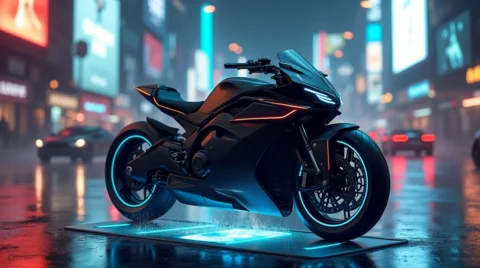 تصویری از بهترین موتورسیکلت برقی