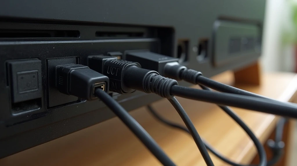 تصویری از کابل ها تلویزیون