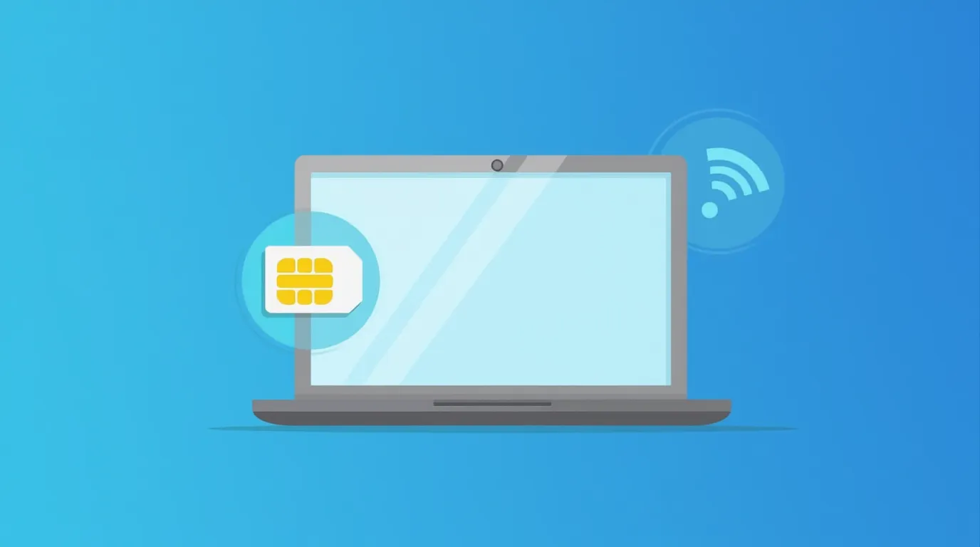 مقایسه اینترنت سیم کارت و وای‌فای در لپ تاپ لنوو