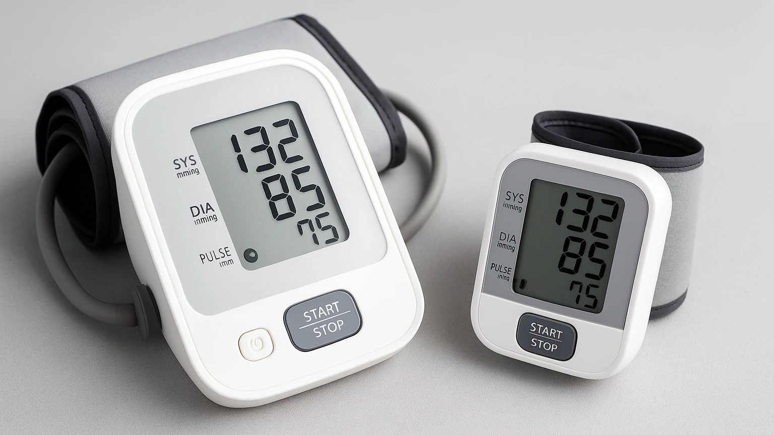 تصویری از تفاوت‌های فشارسنج‌ بازویی نسبت به فشار سنج مچی