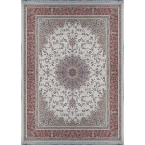 فرش 1500 شانه طرح آدور زمینه کرم