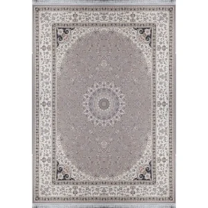 فرش 1500 شانه طرح آدور زمینه صدفی