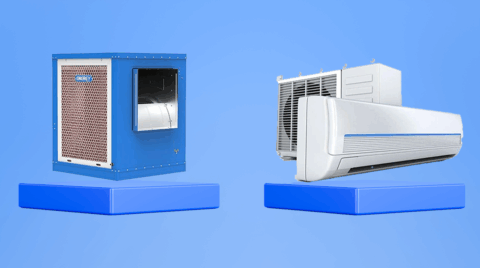 مقایسه کولر سلولزی با کولر گازی