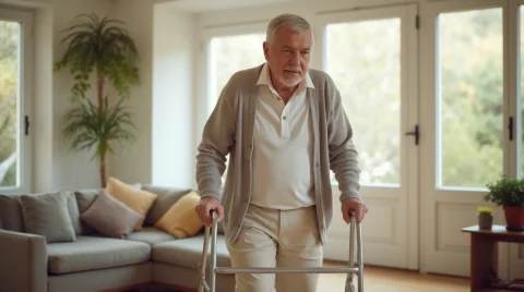 تصویر نحوه استفاده از واکر - راه رفتن