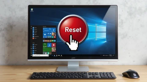 تصویری از ریست لپ تاپ