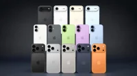 رنگ‌بندی کامل سری آیفون 17 لو رفت