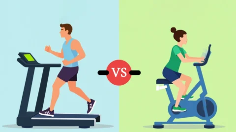 تصویری از تردمیل و دوچرخه ثابت