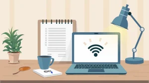 اتصال لپ تاپ به وای فای