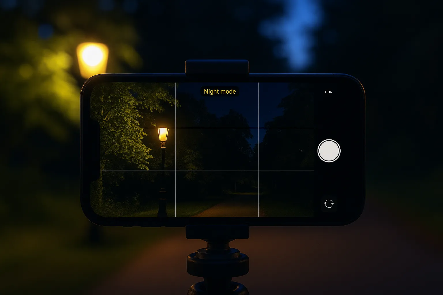 حالت Night Mode دوربین آیفون