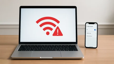 رفع مشکل وصل نشدن لپ تاپ به هات اسپات گوشی