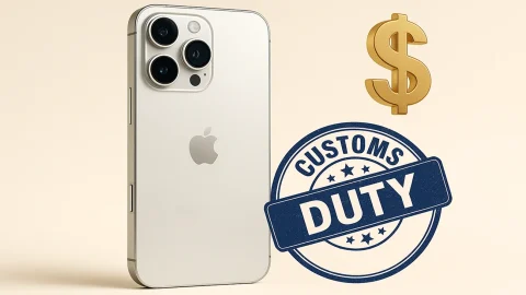 هزینه رجیستری آیفون 16 و گمرک آن