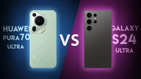 مقایسه گوشی گلکسی اس 24 اولترا و پیورا 70 اولترا