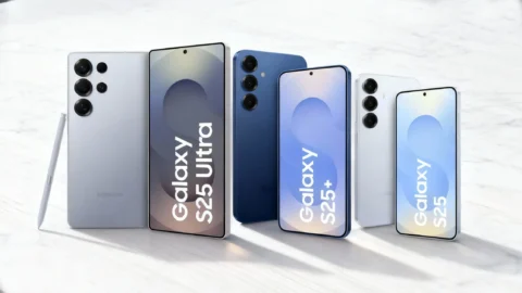 تصویری از گوشیهای سری گلکسی S25 سامسونگ