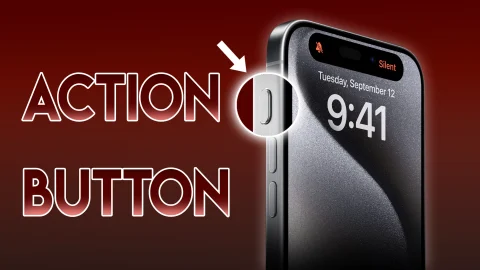 تصویری دکمه اکشن در آیفون 16