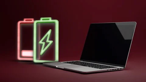 مدت زمان نگهداری شارژ باتری لپ تاپ